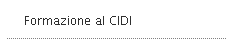 Formazione al CIDI